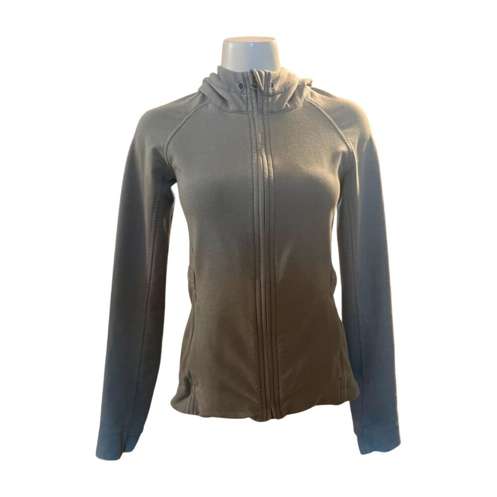 Lululemon Reversible scuba Full Zip Hoodie In Grey